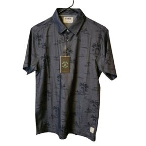 NWT Linksoul Men's Blue/Navy Small Polo Shirt